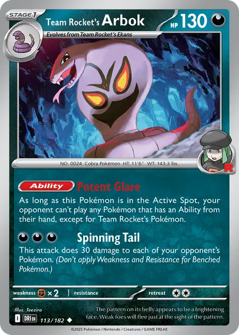 Team Rocket's Arbok